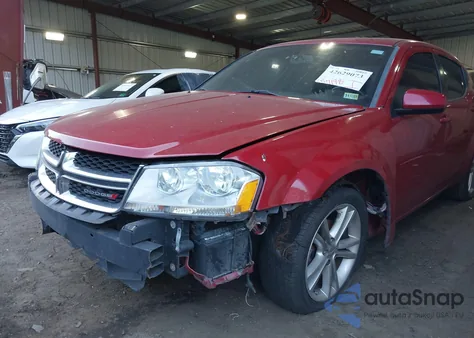 2013 Dodge Avenger Sxt из США, поврежденный, VIN 1C3CDZCBXDN548801